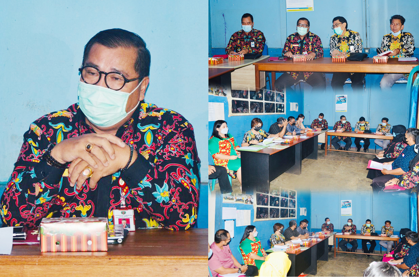 Rapat Evaluasi PDAM Tirta Sendawar. Bupati berpesan harus terus mengedepankan profesionalitas, kinerja dan produktifitas,akuntabilitas, transparansi. 