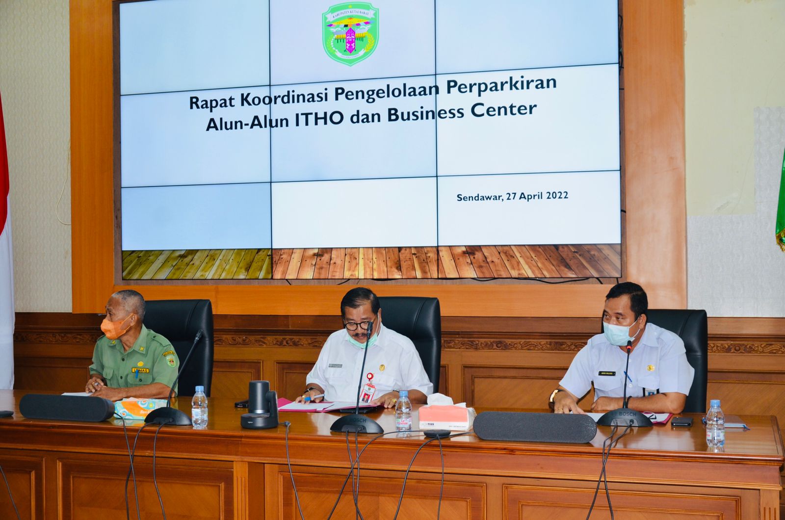 Rapat Koordinasi Pengelolaan Area Parkiran Alun-alun ITHO dan Business Center