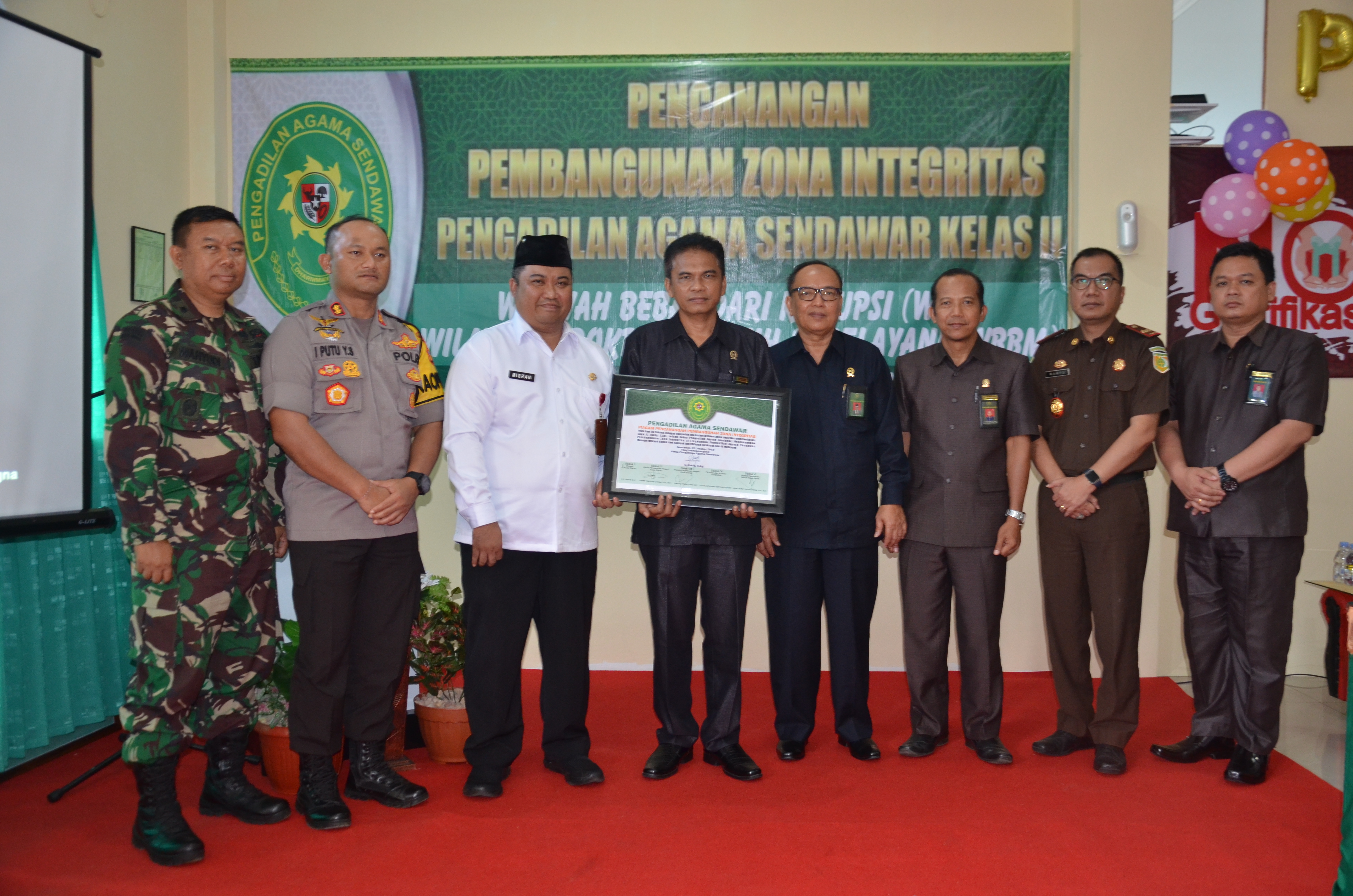 Penandatanganan Zona Integritas Reformasi Birokasi  Awal Penataaan Sistem Penyelenggaraan