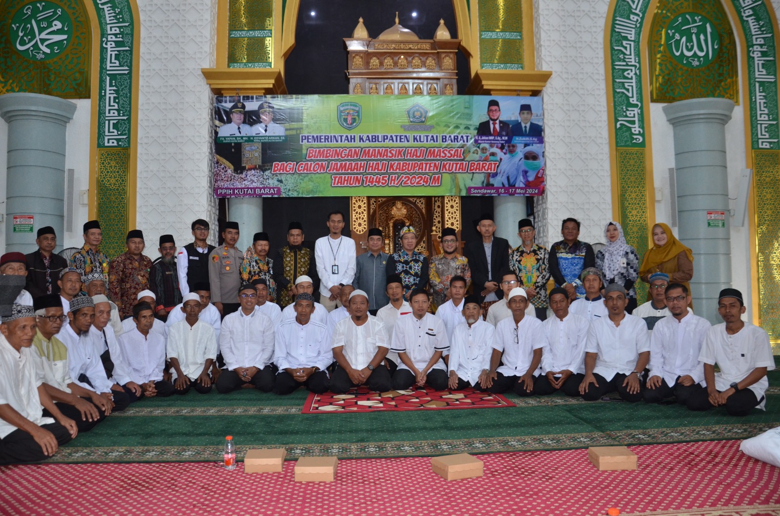 Buka Manasik Haji, di Masjid Al Muttaqin , Bupati Harap Calhaj Serius Ikuti Materi